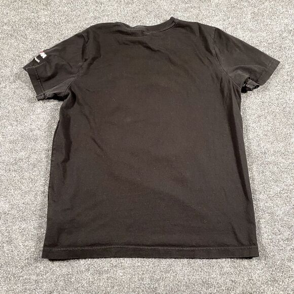 Puma x BMW Motorsport Mens Medium Graphic Print Slim Fit Racing Black Shirt - Picture 6 of 7